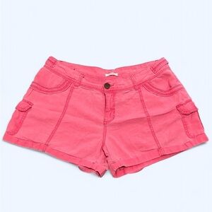 Maurice’s Women’s Cargo-style Washed Pink Shorts
